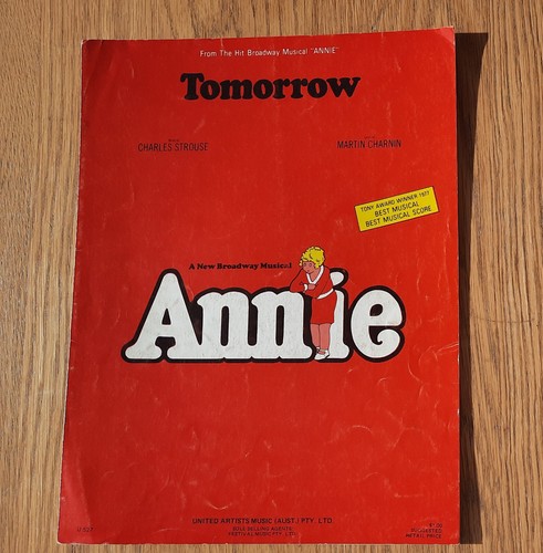 1977 annie broadway musical - annie,
