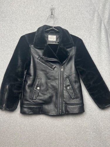 Zara girls faux leather - girls,
