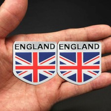 2x ENGLAND Shield 3D Car Boot