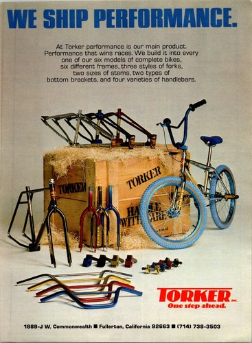 1981 torker bmx print ad - bmx,