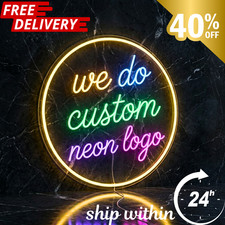 Custom Business Logo Neon