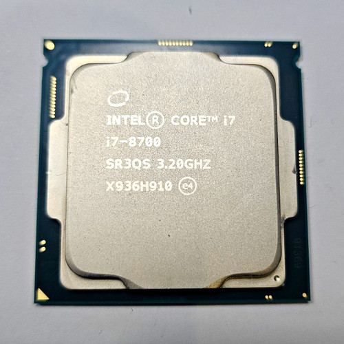 Intel core 8700 - 8th, gen