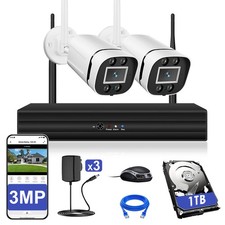 3MP HD Wireless CCTV System