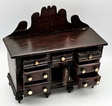 A miniature wooden buffet table or sideboard 15cm high ~ B28