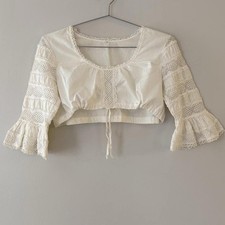 Vintage 1940s Cotton Cinched