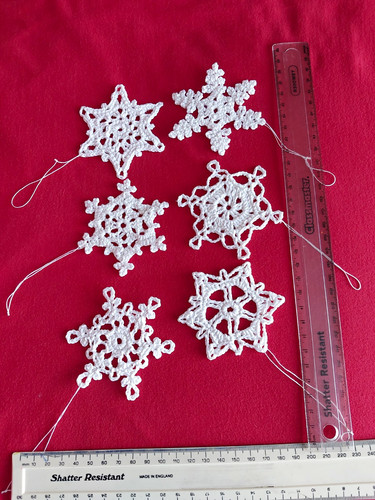 Handmade white cotton crochet - white,