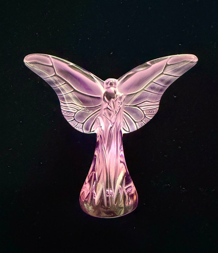 Lalique pink butterfly aurore - lalique,