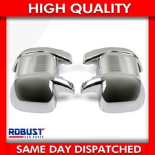 FOR FIAT DUCATO VAUXHALL MOVANO CHROME WING MIRROR COVER PROTECTORS 2025 ONWARDS