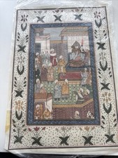 Mughal indian oil silk - indian,