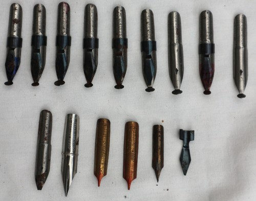 Vintage dip pen - dip, nibs