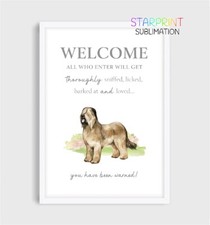 Briard Unframed A4 Picture