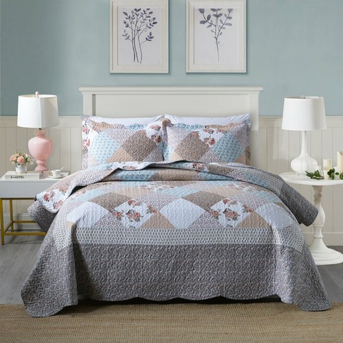 Marcielo piece printed quilt - printed,