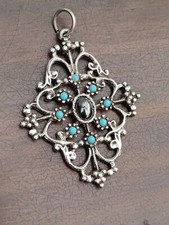 Avon Turquoise Set And Silver