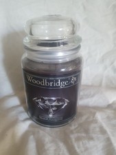 Woodbridge Black Diamond Candle 130 Hour Burntime Double Wick New
