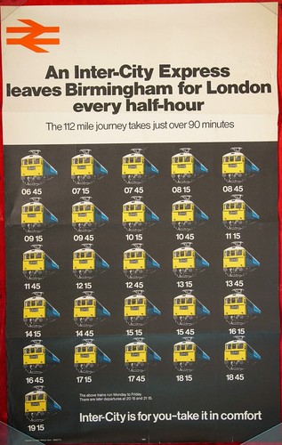 Intercity birmingham london - birmingham,