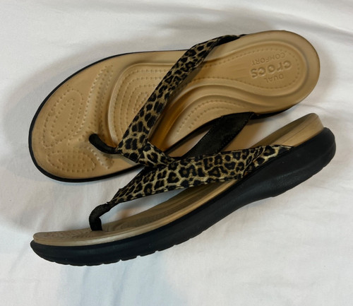 Crocs womens capri - crocs, leopard