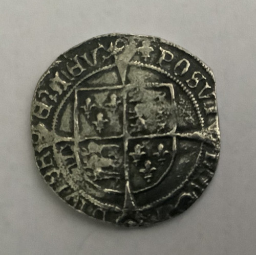 Henry v111 pewter groat - henry,
