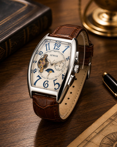 Tourbillon automatic watch - tourbillon,