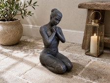 Kneeling Woman Sculpture Resin