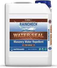 Raincheck Water Seal - Clear Exterior Waterproofing Brick Stone Mortar Sealer 5L