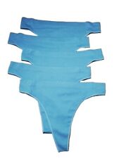 Ladies Thongs Size L/XL Tu Lingerie Knickers 5 Pairs Aqua Colour
