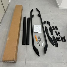 4PC BLACK ROOF RAILS CROSS BAR RACK FOR LAND ROVER FREELANDER 2 L359 2006-2014