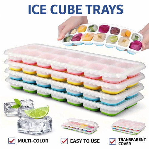 Silicone ice cube tray - ice,