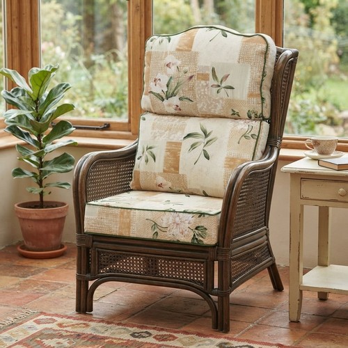 Floral high back cushions - floral,