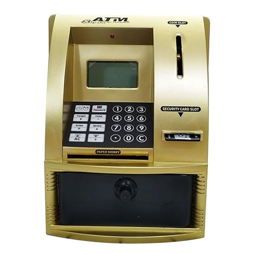 Atm piggy bank - atm, money