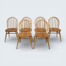 6 Ercol Dining Chairs Windsor