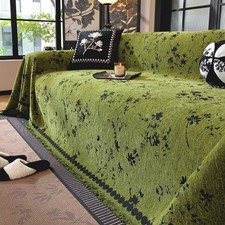 Floral Chenille Sofa Cover