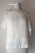 Whistles White Blouse Linen
