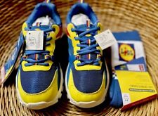 Lidl Esmara 2021 Women’s Blue Red Yellow Retro Trainers + Socks UK 5 EU 38 BNWT