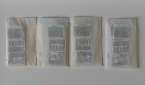 Packets 100 different - packets, of