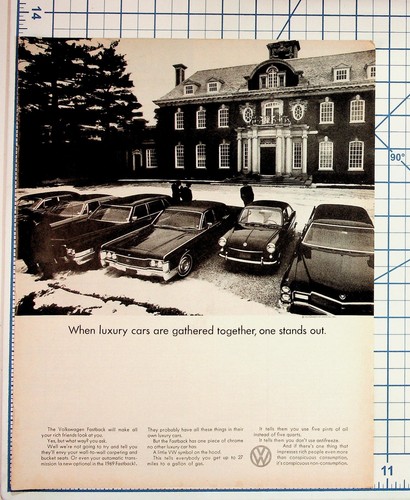 1969 volkswagen fastback - 1969, ad