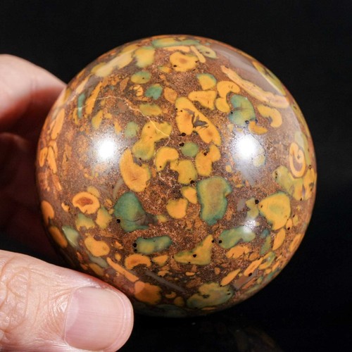 419g 66mm natural fruit jasper - 66mm,