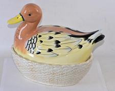 Pottery Duck on Nest Egg