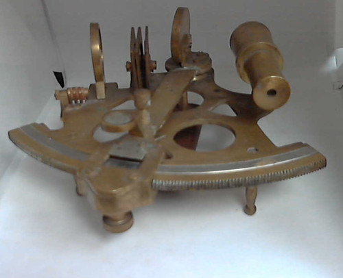 Brass sextant no - brass, hallmark