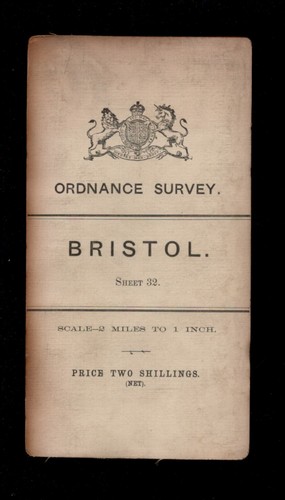 Ordnance survey map bristol - survey,