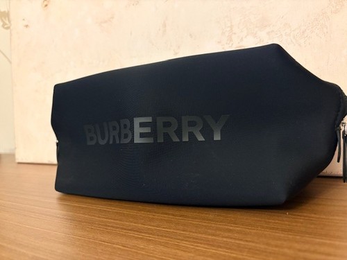 Burberry logo clutch toiletry - burberry,