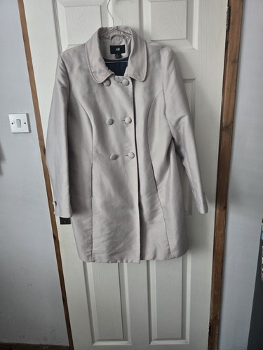 Women coat size 14 beige - h&m,