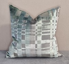 Designers Guild Colonnade Duck Egg Fabric Cushion Cover 45x45 cm