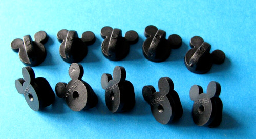 Black push on rubber - black,,