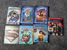 DC  blu ray And DVD bundle 7 Films Superman Batman Wonder Woman 