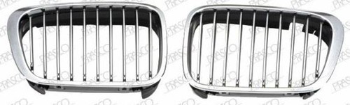 Bumpers grille left chrome - bumpers,