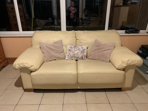 Quality cream leather 3 - leather, 2/3
