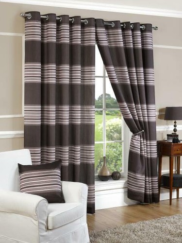 Faux silk chocolate brown - silk,