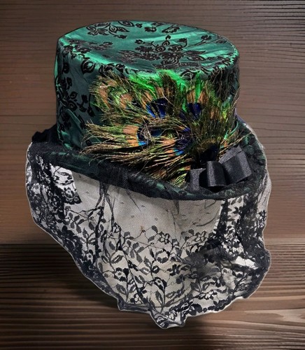 Vintage gothic mini top hat - vintage,