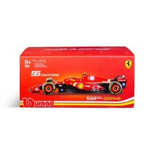 Bburago F1 2024 Ferrari SF-24 Sainz w/Helmet 1:43 Diecast Model B18-36843S