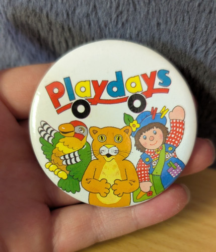 Bbc playdays 1980 pin - bbc,